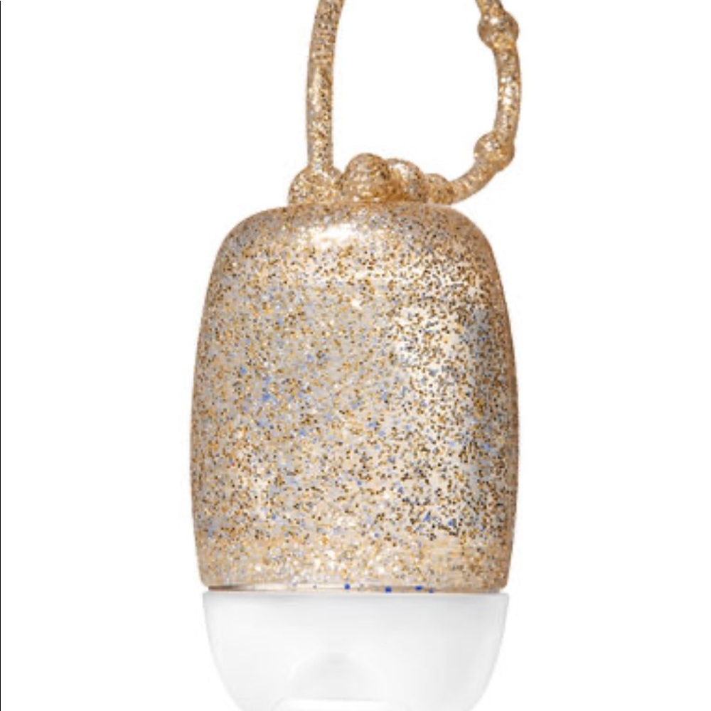 Gold Glitter Sanitizer Holder